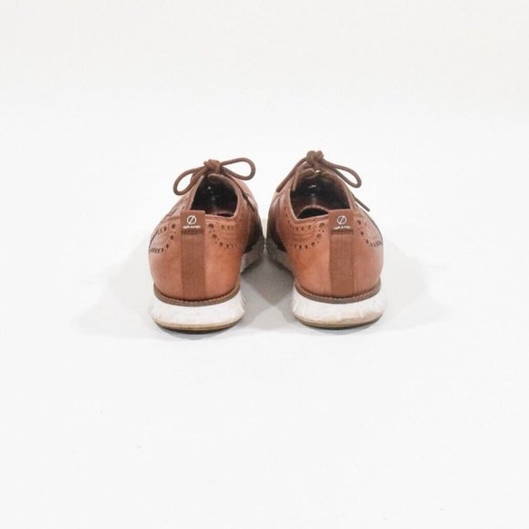 Cole Haan Brown Leather ZEROGRAND Wingtip Oxfords main image 7